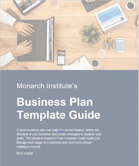 Monarch business plan template