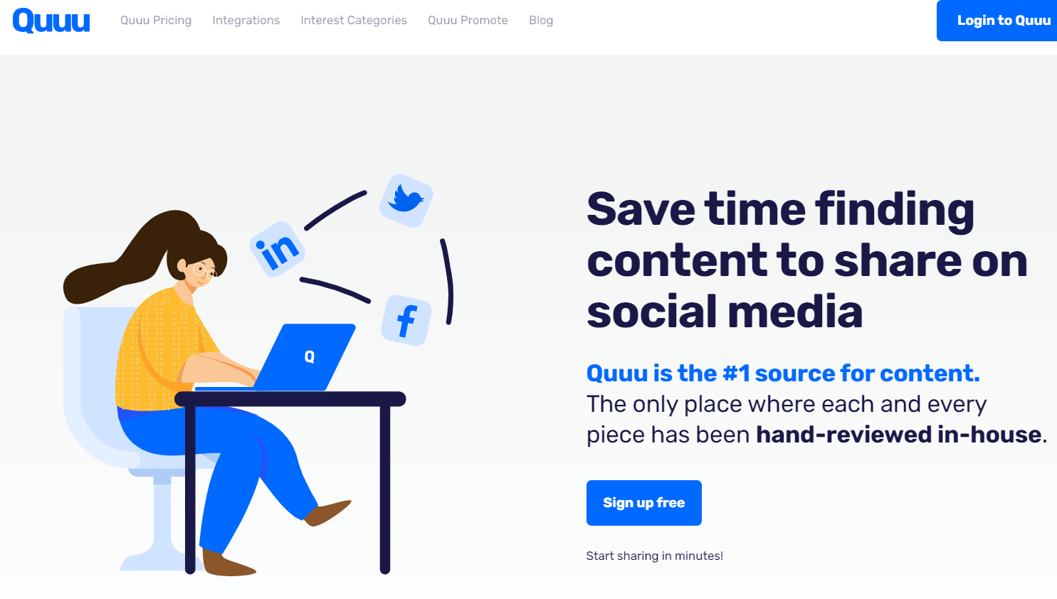 Quuu platform